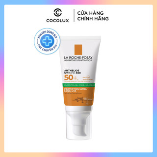 [CoCoLux] Kem Chống Nắng La Roche-Posay Kiểm Soát Dầu SPF50+ Anthelios Anti-Shine Gel-Cream Dry SPF50+ 50ml