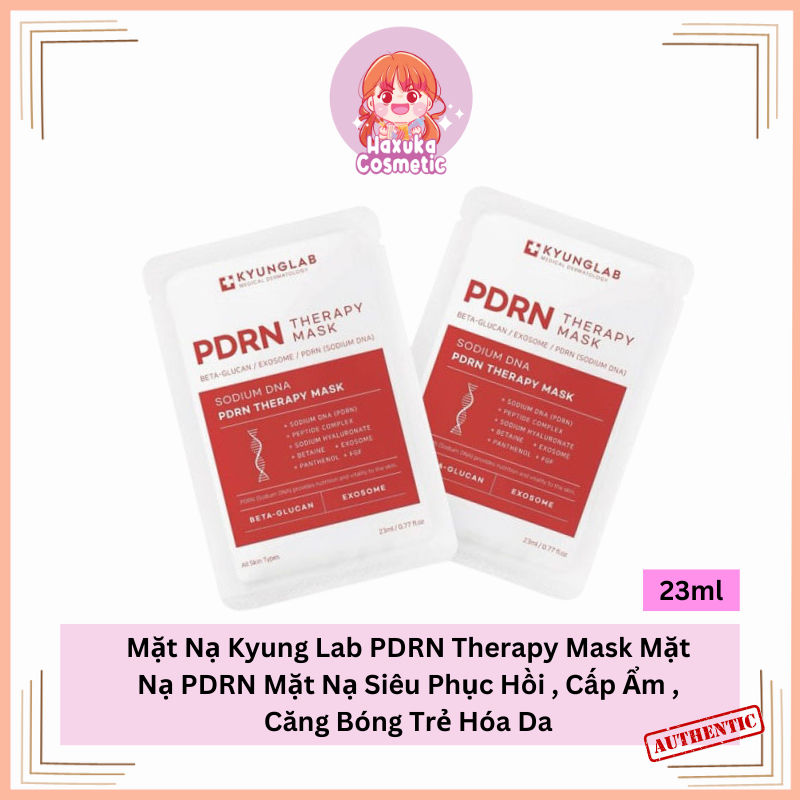 Set 10 Miếng Mặt Nạ Kyung Lab PDRN Therapy Mask Mặt Nạ PDRN Hàn Quốc Cấp Ẩm Cho Da 23ml