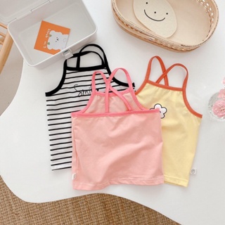 ÁO HAI DÂY DƯA HẤU CHẤT CTON THUN 2C CHO BÉ GÁI MÀU NGẪU NHIÊN QUỲNH ANH SHOP