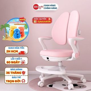 Ghế chống gù Sakawin G104 Xoay 360 độ nâng hạ chiều cao Cho bé từ 3 đến 18 tuổi