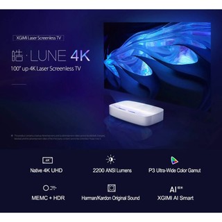 Máy chiếu siêu gần xgimi m1 full hd 1400ansi, xgimi lune 4k-2200ansi loa harman kardon 31w, full hd. hỏa tốc 09846510088