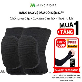 Băng Bảo Vệ Đầu Gối MixSport Có Miếng Đệm Đầu Gối Dày Giúp Hạn Chế Chấn Thương Lên Khớp Gối DBG06