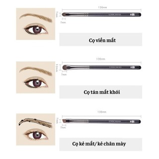Bộ Cọ Tán Phấn Mắt 9 Cây CHICHODO