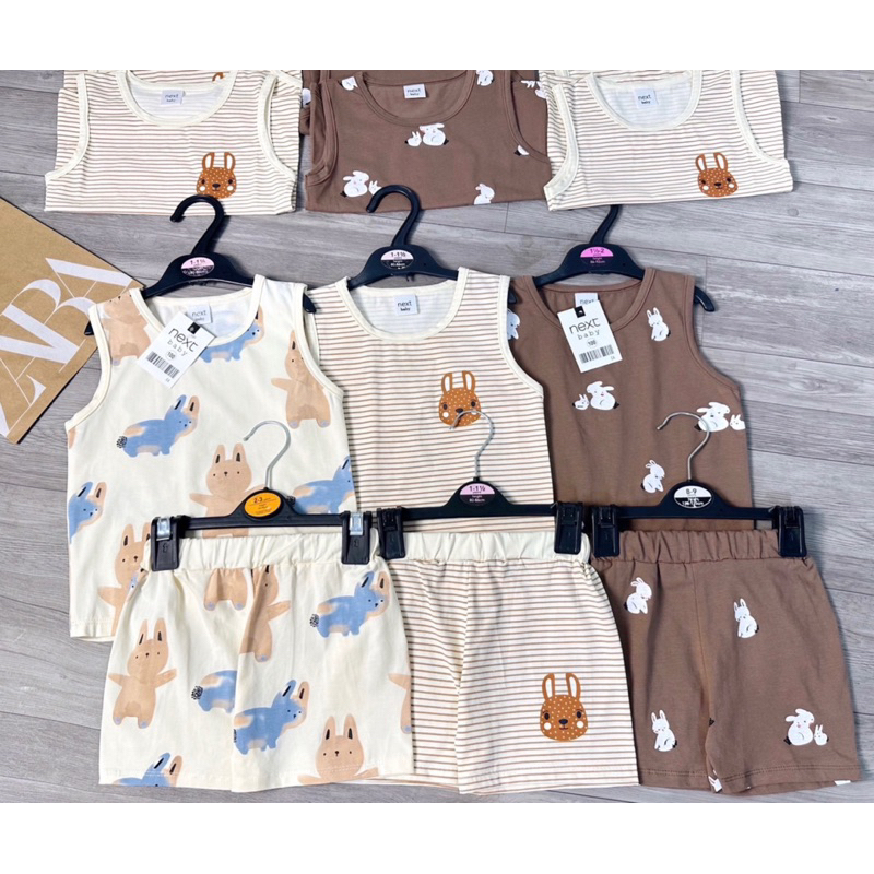 SET 3 BỘ BA LỖ THỎ NÂU BE 🐰🐰