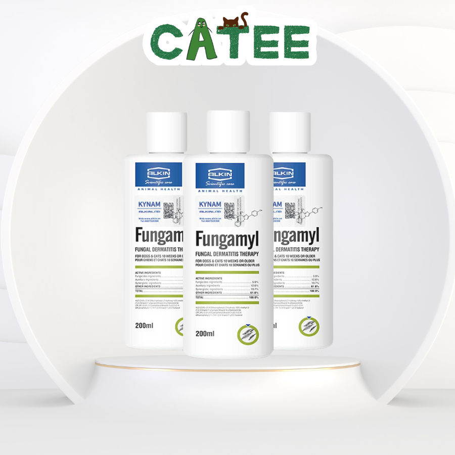 Sữa Tắm Alkin Fungamyl Hỗ Trợ Nấm Cho Thú Cưng 200ml