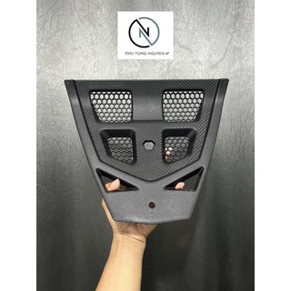 Chắn bùn trước ex150 nhựa đen vân lục giác, chắn bùn tam giác ex150 đời 2015- 2019
