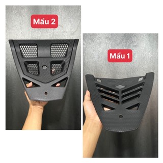 Chắn bùn trước ex150 nhựa đen vân lục giác, chắn bùn tam giác ex150 đời 2015- 2019