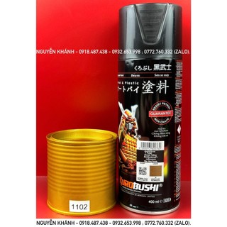 1102-sơn xịt samurai màu vàng honda