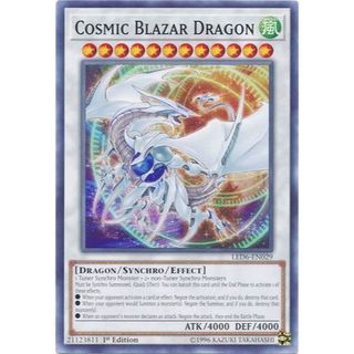 Lá bài thẻ bài Yugioh Cosmic Blazar Dragon - Tặng bọc bài nhựa bảo quản