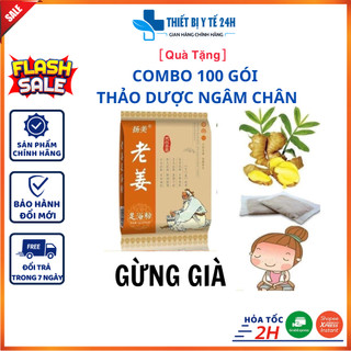 Combo 100 túi thảo dược ngâm chân ngải cứu, Combo 100 túi thảo dược ngâm chân gừng già thải độc cơ thể