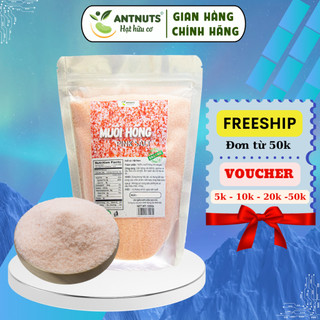 Muối hồng Himalaya dạng mịn 500gr nấu sữa hạt, nấu ăn, tẩy tế bào chết,....