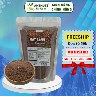 Hạt lanh nâu canada 500g hữu cơ loại sống - dùng ủ tóc, đắp mặt, làm sữa hạt