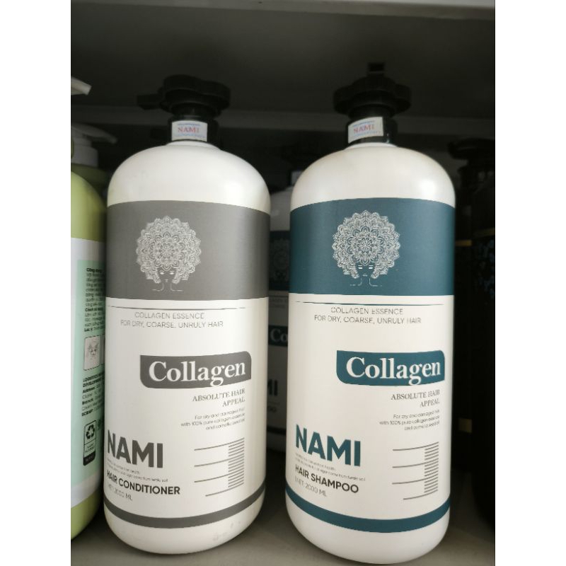 dầu gội,xả nami collagen 2lit