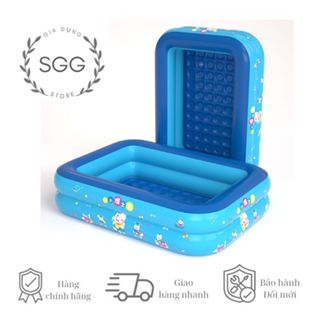 Bể bơi cho bé phao chống trượt mini nhỏ cho trẻ em bơm hơi hồ bơi cho bé ngoài trời