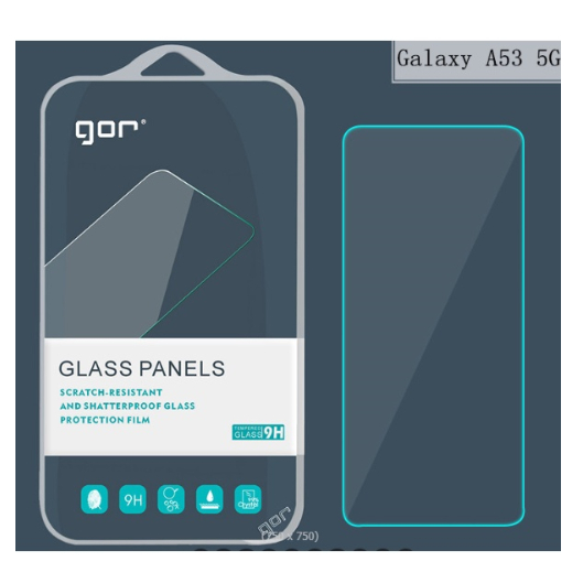Bộ 2 Kính cường lực cho Samsung Galaxy A53 5G hiệu Gor trong suốt