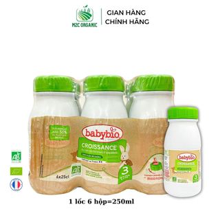 Sữa nước dinh dưỡng tăng trưởng hữu cơ Babybio dành cho bé từ 10 - 36 tháng