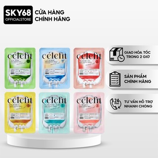 Combo 10 mặt nạ cấp ẩm, dưỡng da celefit essential mask 23gx10