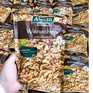 Hạt hồ đào- hạt óc chó - hạt hạnh nhân - hạt macca alesto 200g - hàng xách đức - tách sẵn vỏ