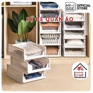 Kệ Nhựa Ngăn Kéo Phân Chia Tủ Quần Áo Gấp Gọn | Khay Ngăn Kéo Đựng Quần Áo, Đồ Dùng Đa Năng
