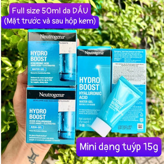 (chính hãng) KEM DƯỠNG CẤP NƯỚC #NEUTROGENA 𝐇𝐘𝐃𝐑𝐎𝐁𝐎𝐎𝐒𝐓 𝐖𝐀𝐓𝐄𝐑 𝐆𝐄𝐋 (mini, full size)