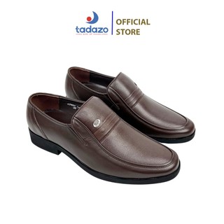Giày Tây Da Bò Nam Công Sở Tadazo GT697-1 Nâu