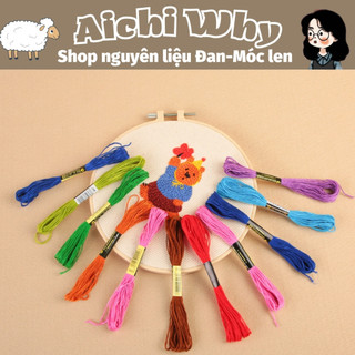 Chỉ thêu, Tép chỉ thêu cotton, chỉ thêu chữ thập cotton