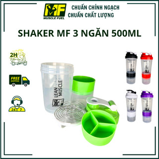 Bình lắc 3 ngăn Muscle Fuel 500ml có con lắc lò xo.