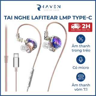 Tai nghe có dây LAFITEAR LMP chuẩn TYPE-C nghe nhạc chơi game livestream tai nghe gaming điện thoại 