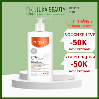   NHẬP KHẨU  Dưỡng thể dưỡng trắng & ngừa lão hóa Mincer Pharma Vita C Infusion Body Lotion 250ml 