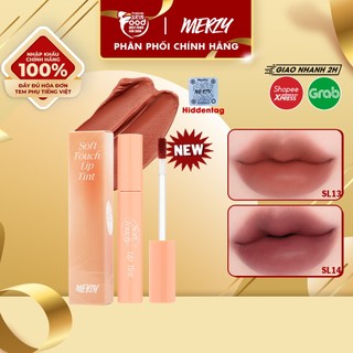  Son Kem Siêu Lì, Siêu Mịn Môi Hàn Quốc Merzy Soft Touch Lip Tint 3g