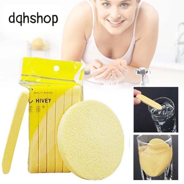(1 gói ) Bông Nở Rửa Mặt bọt biển Chivey 12 Miếng