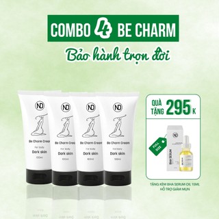 COMBO 4 TUÝP KEM GIẢM THÂM BE CHARM CREAM Tặng 1 SERUM GIẢM MỤN BHA 15ML BY ND SIÊU HỜI