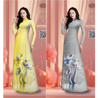 -vải áo dài thái tuấn lụa cao cấp -bst khúc hoa ca-asbr533k1x