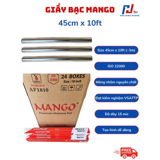 Giấy bạc nướng mango 45cm x 3mét