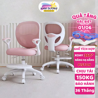 Ghế học sinh chống gù Nam Dương Y18 Ghế chống gù công thái học  Nâng hạ chiều cao linh hoạt Khóa bánh tự động