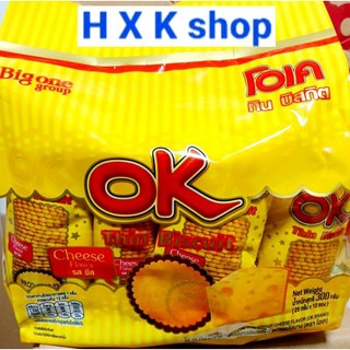 Gói 300g bánh quy thin ok cracker phô mai ,thái lan,date 10/24