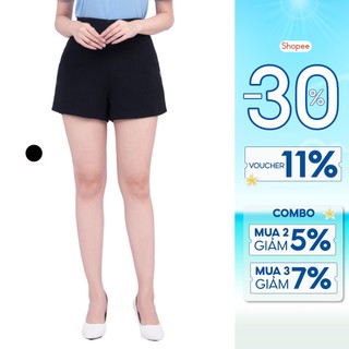 Quần short nữ - Quần đùi nữ vải tuyết nhung Thái Hòa SHW2916-B02
