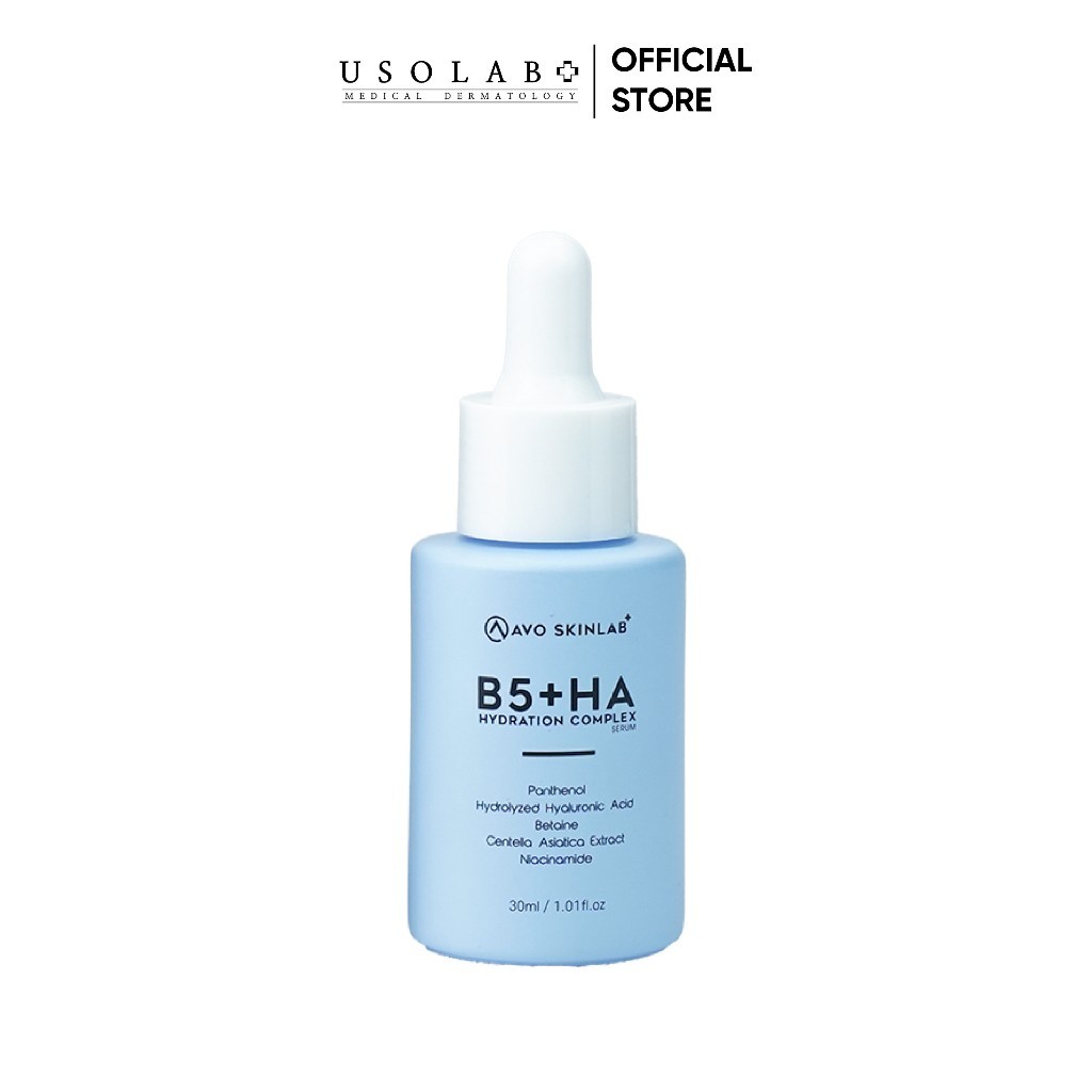 Serum HA B5 AVO cấp ẩm tức thì giúp da căng bóng đa tầng tái tạo tế bào gốc cho mọi da 30ml