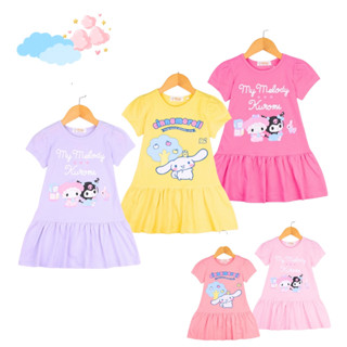 Váy đầm bé gái size 2-10 tuổi, đầm cotton cho bé gái, váy đầm cotton trẻ em hoa nhí đẹp, có nhiều màu - SUNKIDS1