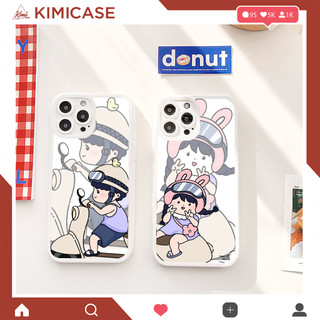 Ốp lưng Xiaomi Redmi Note 12 / Redmi Note 12 Pro silicon dẻo cạnh vuông bảo vệ camera đôi nam nữ cute