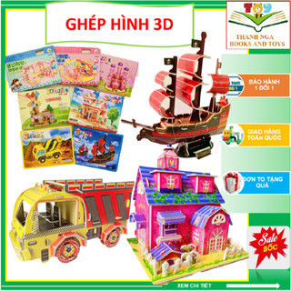 Ghép hình trí tuệ 3D rèn luyện tư duy sáng tạo, logic cho bé