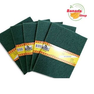 Tấm cước cọ rửa bát chén đĩa màu xanh 3S