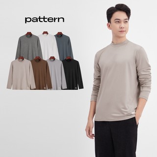 Áo dài tay giữ nhiệt cao cổ form regular fit 7 màu PATTERN PA036