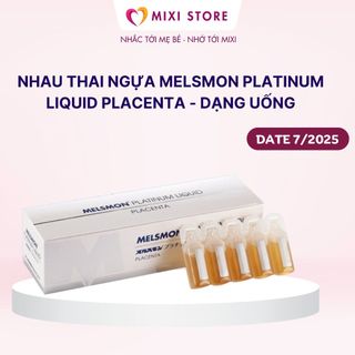 Nhau Thai Ngựa Melsmon Platinum Liquid Hộp 30 ống Nhật Bản