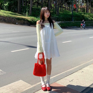 Restock - áo 2 dây form babydoll - gabby
