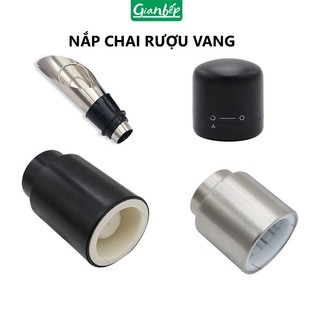 Nút chai và đầu vòi rót rượu, nắp đậy chai rượu vang tiện dụng