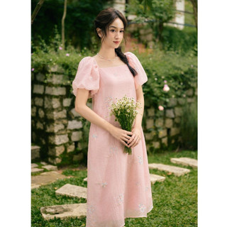 OLV - Đầm hoa suông Lorella Fleur Dress in Pink