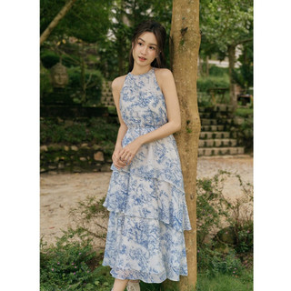 OLV - Đầm maxi hoa cổ yếm Harlow Fleur Dress