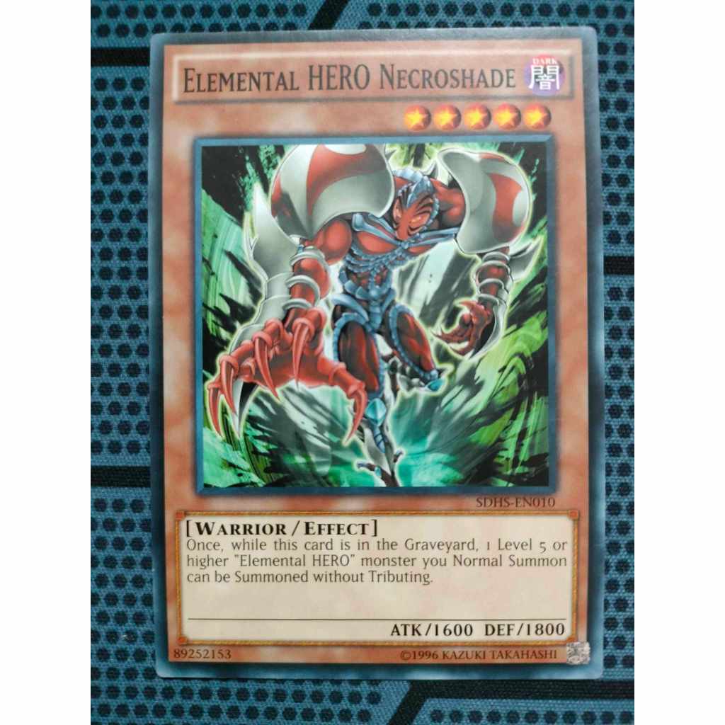 Bài yugioh - Elemental Hero Necroshade - SDHS-EN010 - Common Unlimited