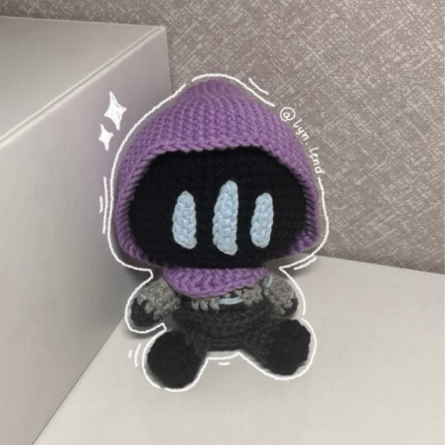 Móc khoá Agent Valorant - Omen bằng len | Agent Valorant doll bằng len